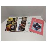 Lot of 7 Quilting books and magazines