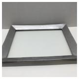 Curved Metal & Glass Unsigned # 752 Fram or Tray