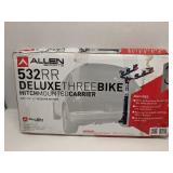 Allen Sports Deluxe 3 Bike Hitch Carrier - new