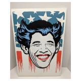 Pop Art on Canvas by Butcher Billy 18' x 26'