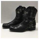 Mark Nason Western Side Zip Leather Metal Accents