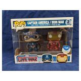 Funko Pop! 2 Pack Capt. America/Iron Man FYE Excl.