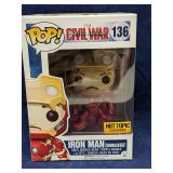 Funko Pop! Civil War 136 Iron Man Unmasked Hot