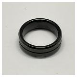 Menï¿½s Tungsten Black Wedding Band