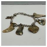 Mother of Pearl Charm Bracelet