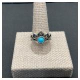 Southwestern Crown Pattern Style Faux