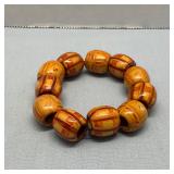 Wooden Bead Stretch Bracelet