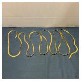 Gold Tone, About 102 Inches Herringbone Chain