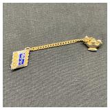 Epsilon Sigma Alpha Fraternity Badge  With Lamp