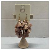 ITï¿½S Sense Mocha Tassel Earrings (new)