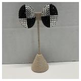 Bellini by Formart Black/White  Crystal Clip on