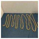 Gold Tone , About 90 Inches Shiny Thick