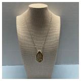 Avon Signed SAQ Silver Tone Resin &