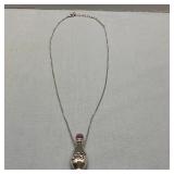 Avon 2004 HS Perfume Bottle  Pendant Necklace