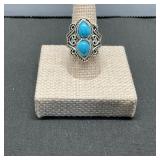 Southwestern Style Silver Tone Dual