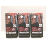 Lot of 3 Featol Wrist Straps for Weightlifting