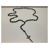 Hematite Beaded Rosary