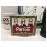 Group of Coca-Cola collectibles