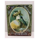 Metal Coca-Cola sign 12x16