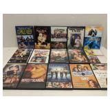 Lot of 15 DVDs, mixed genre