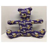 Cuddle Bear NFL Vikings pillow stuffed toy