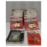 Group of Furniture hardware, mostly locks