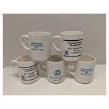 Group of Telephone Operator's Appreciation mugs