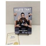 Delete That by John Crist, signed w/ COA