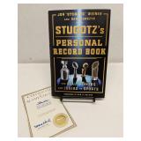 Stugotz's Personal Record Book, signed w/ COA