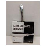 Hammered White Cookware 9.5' Fry Pan