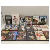 Lot of 18 DVDs, mixed genre