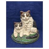 Cast iron cat door stop