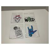 4 Sticker Cabana Brand Stickers
