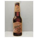 Shiner Bock beer metal sign