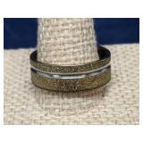 Goldtone wedding band size 8.5