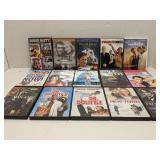 Lot of 15 DVDs, mixed genre