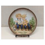 1985 HomCo 'Denim Days' decorative plate