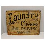 Metal Laundry sign 16' x 12'