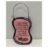 Ceramic Skinny Woman sign, GiftCo