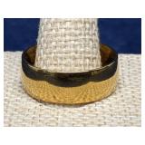 Goldtone wedding band size 11
