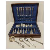 Set of Old Company Plate silveware in box