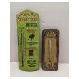 Lot of 2 vintage thermometers