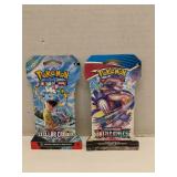 Two packs of sealed Pokemon cards