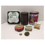 Group of vintage tins