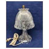 Princess house cut glass crystal boudoir lamp