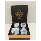 Set of 4 Whiskoff whiskey glasses
