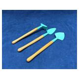 Set of 3 mini garden tools
