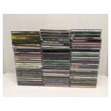 Group of music CDs, mixed genres
