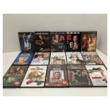 Lot of 15 DVDs, mixed genre