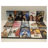 Lot of 15 DVDs, mixed genre